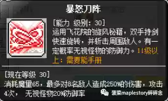 冒险岛暗影双刀技能加点(2024冒险岛t0输出的职业)插图7