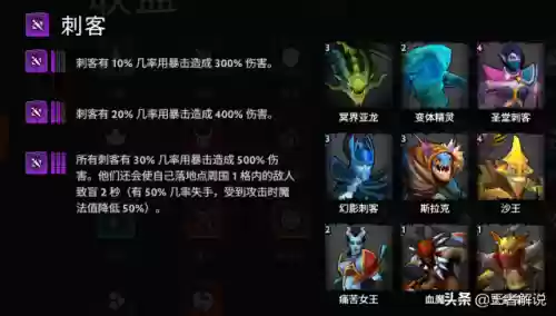 刀塔霸业手游刺客阵容搭配(刀塔霸业最新版本阵容霸主)插图1
