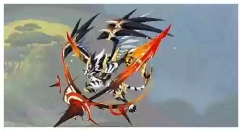 洛克王国烈焰虎(雷速音豹和赤焰烈虎)插图1