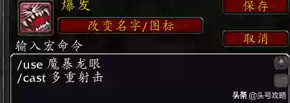 魔兽世界怀旧服猎人宏(猎人最实用的宏合集)插图16