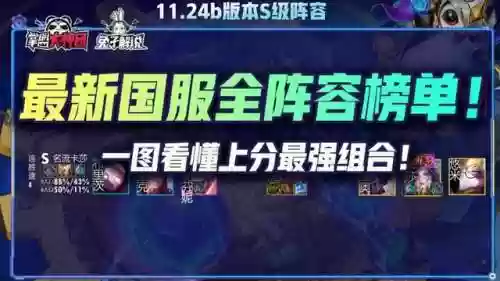 阵容榜单云顶(云顶热门阵容推荐最新)插图1