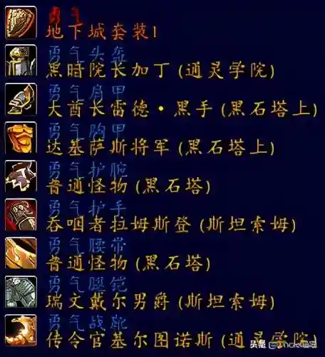 魔兽世界战士历代套装(魔兽世界套装大全一览)插图1