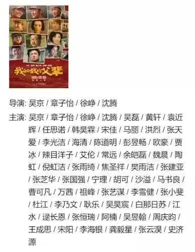 我和我的祖父演员阵容介绍(我和我的父辈所有演员表)插图2