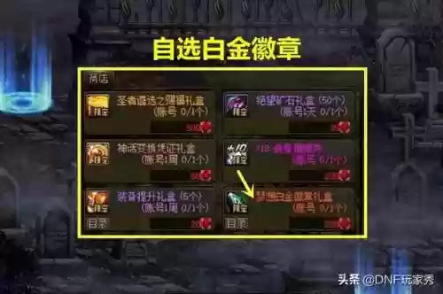 鬼泣白金徽章选什么好(DNF鬼泣穿什么甲)