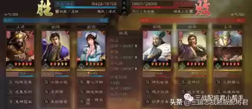 三国志17打副本阵容(17—20通关阵容推荐)插图5