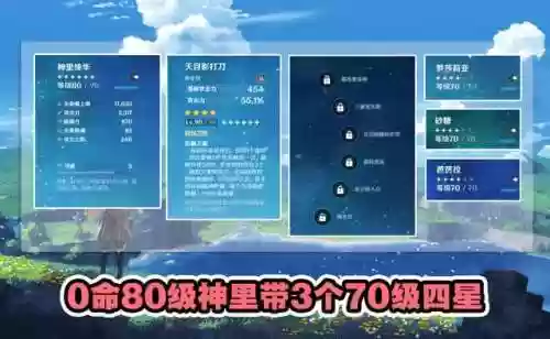 原神神里4星阵容(率土开荒阵容)插图3