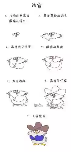 愤怒的小鸟图片简笔画(5种愤怒小鸟怎么画)插图6