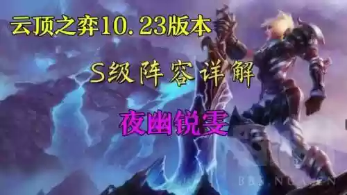 新版本瑞文阵容搭配(云顶之弈阵容搭配图)