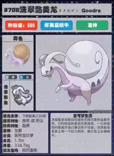 神奇宝贝准神大全图鉴(精灵宝可梦所有准神)插图34