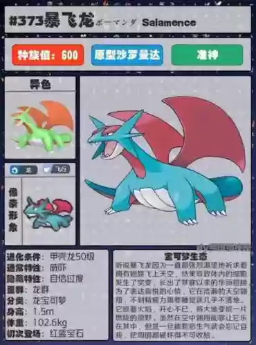 神奇宝贝准神大全图鉴(精灵宝可梦所有准神)插图12