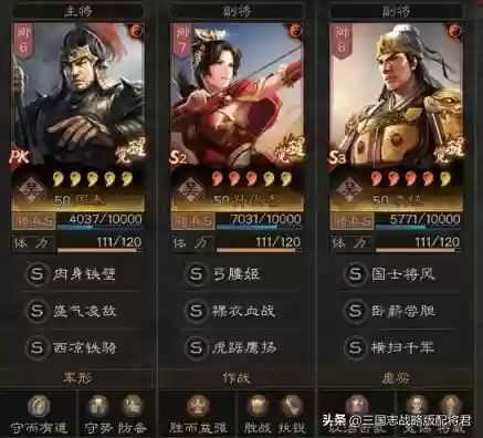三国志伏魔天下阵容搭配(伏魔记最强阵容推荐图)插图4