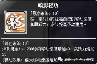 冒险岛暗影双刀技能加点(2024冒险岛t0输出的职业)插图8