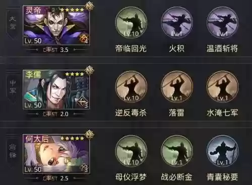 率土之滨灵帝阵容(率土之滨10大核心武将)插图2