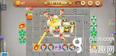 保卫萝卜3工厂36关攻略图解(保卫萝卜3第36关怎么过)插图3