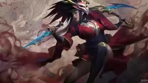 鬼舞姬阿卡丽壁纸(阿卡丽所有皮肤图片)插图7