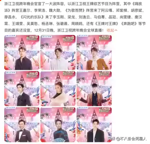 最大跨年阵容(东方卫视马赛克跨年阵容)插图7