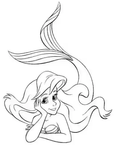 0岁学画美人鱼(美人鱼儿童简笔画)插图10