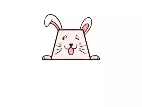 小兔子怎么画(简笔画小鸟在天上飞)