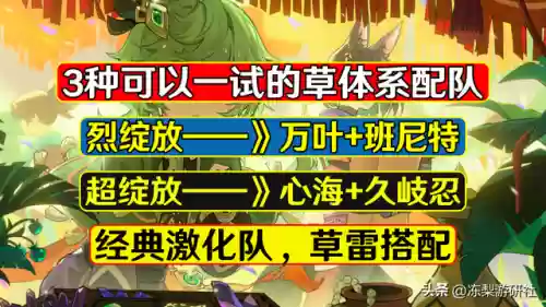 绽放队阵容(超绽放队怎么玩？两个配队对比)