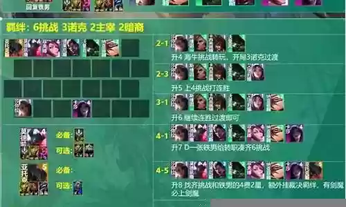 云先生阵容搭配