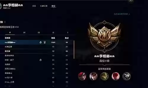 高端局英雄联盟阵容搭配