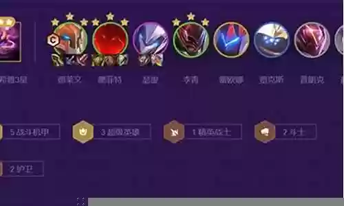大赏黄金阵容搭配
