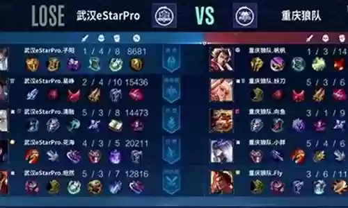 王者荣耀职业决赛阵容搭配