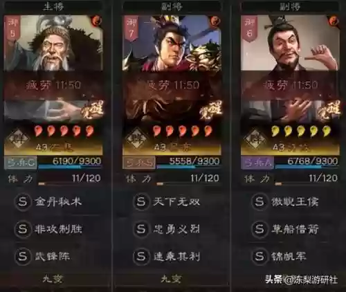 武将选择阵容(三国游戏武将搭配)插图6