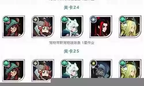 无尽挑战前十五关阵容搭配