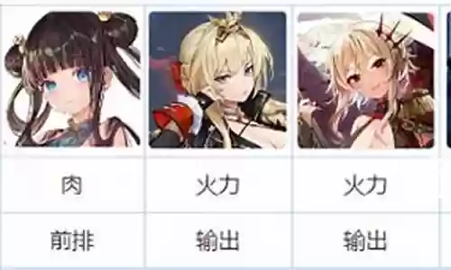 武器少女阵容搭配