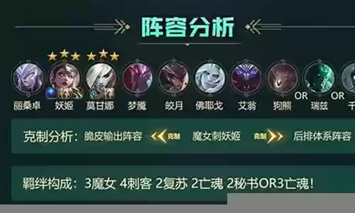 魔女阵容刺客搭配谁最强