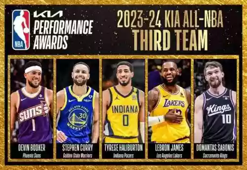 詹姆斯伦纳德阵容(2017nba最佳阵容一二三阵)