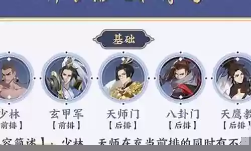 武林闲侠巅峰论剑阵容搭配