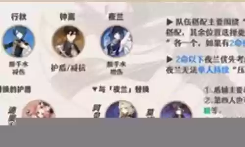 胡桃阵容搭配 国家队