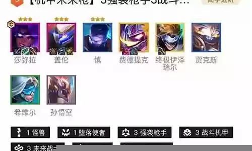 稻草人阵容搭配