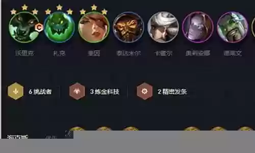 云顶最新炼金狼人阵容搭配