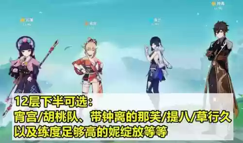 深渊纯水阵容(原神深渊配队推荐平民)插图9
