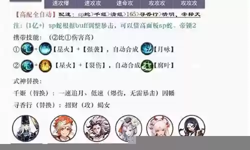 外镜阵容搭配