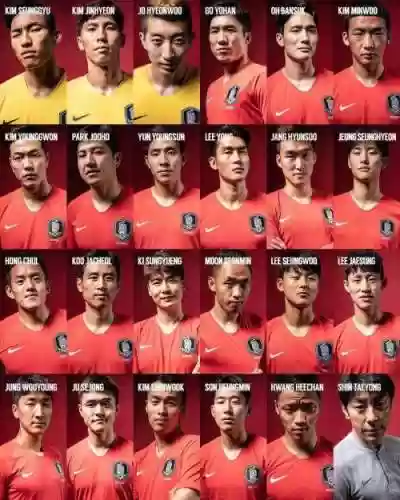 韩国阵容2018(韩国足球历史最佳阵容)