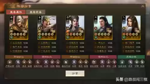 北伐豪华阵容(北伐枪顶配战法搭配)插图2