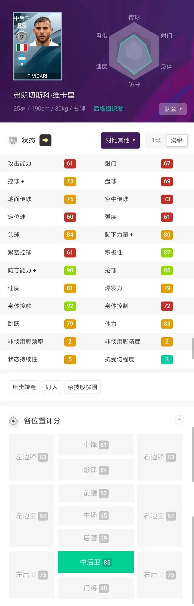 实况偷球阵容(实况足球平民最佳阵容)插图17