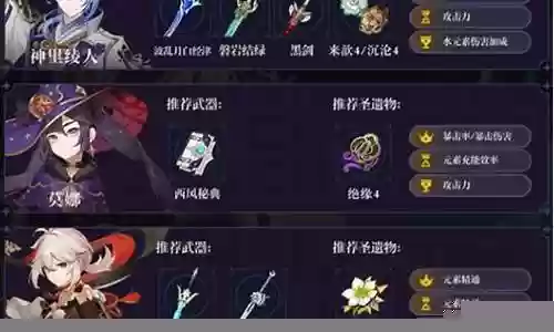绫人辅助阵容搭配
