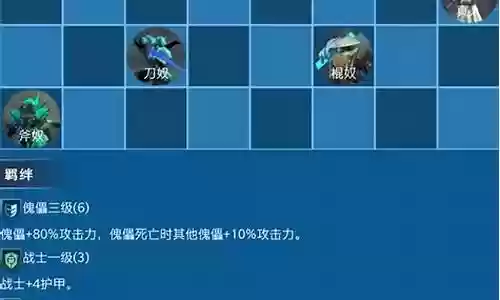 战士傀儡阵容搭配