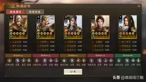 北伐豪华阵容(北伐枪顶配战法搭配)