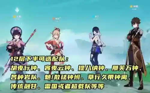 深渊上半阵容(原神深渊阵容排行)插图10
