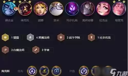 双城黑暗魔法师阵容搭配