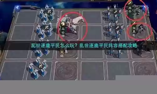 逐鹿烽烟阵容搭配图解大全