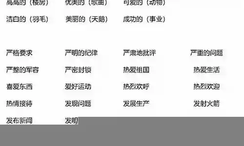 什么词搭配阵容合适
