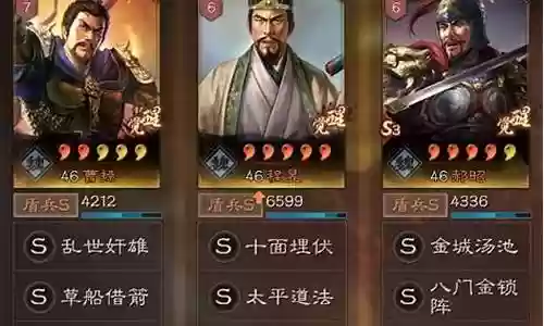 刘备盾兵阵容搭配最新插图