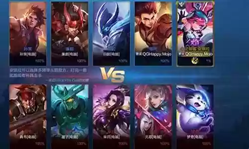 王者荣耀职业认证阵容搭配